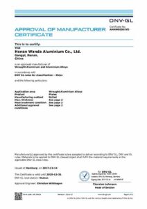 2020 DNV Certificate