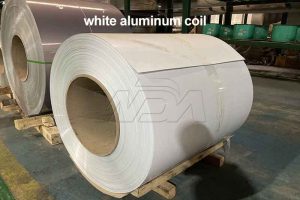 White aluminium sheet