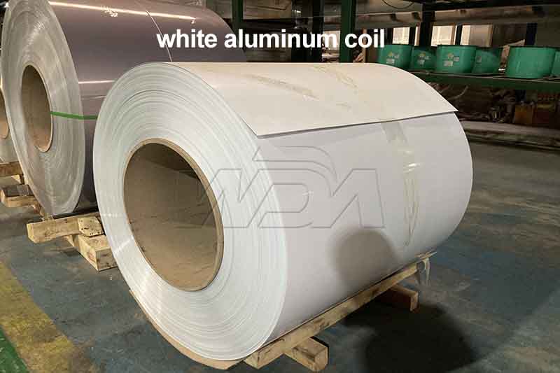 white aluminium coil